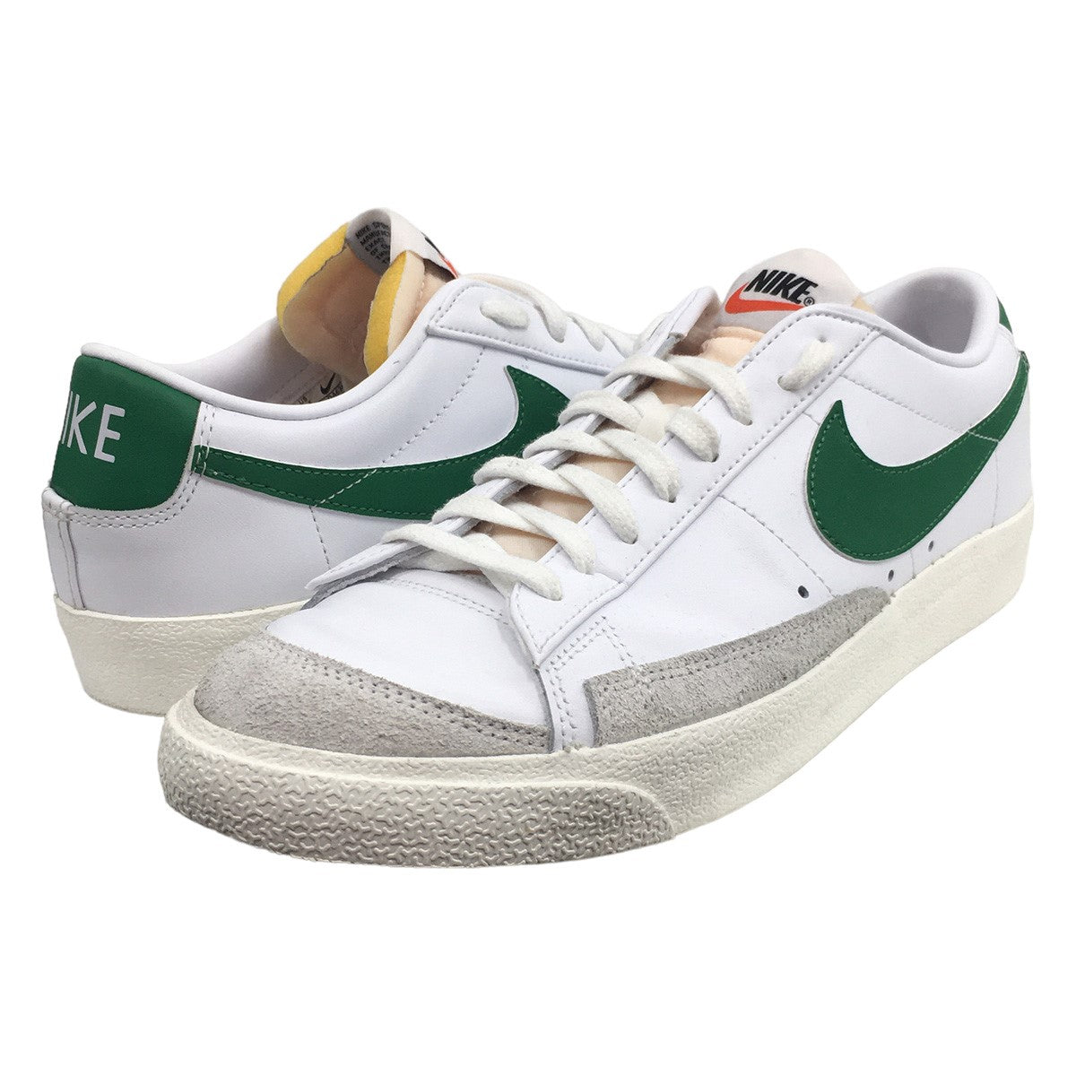 NIKE(ナイキ) Blazer Low 77 Pine Green ブレーザー ロー パイングリーン スニーカー DA6364-115  ホワイト×パイングリーン サイズ 28.5CM｜【公式】カインドオルオンライン ブランド古着・中古通販【kindal】