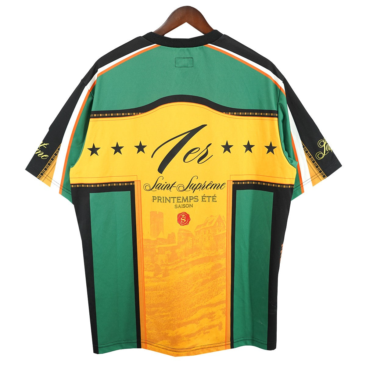 Supreme 22SS Premier Soccer Jerseyロゴ プレミア サッカー ジャージー ゲームシャツ Tシャツ 古着・中古-2枚目のアイテム画像