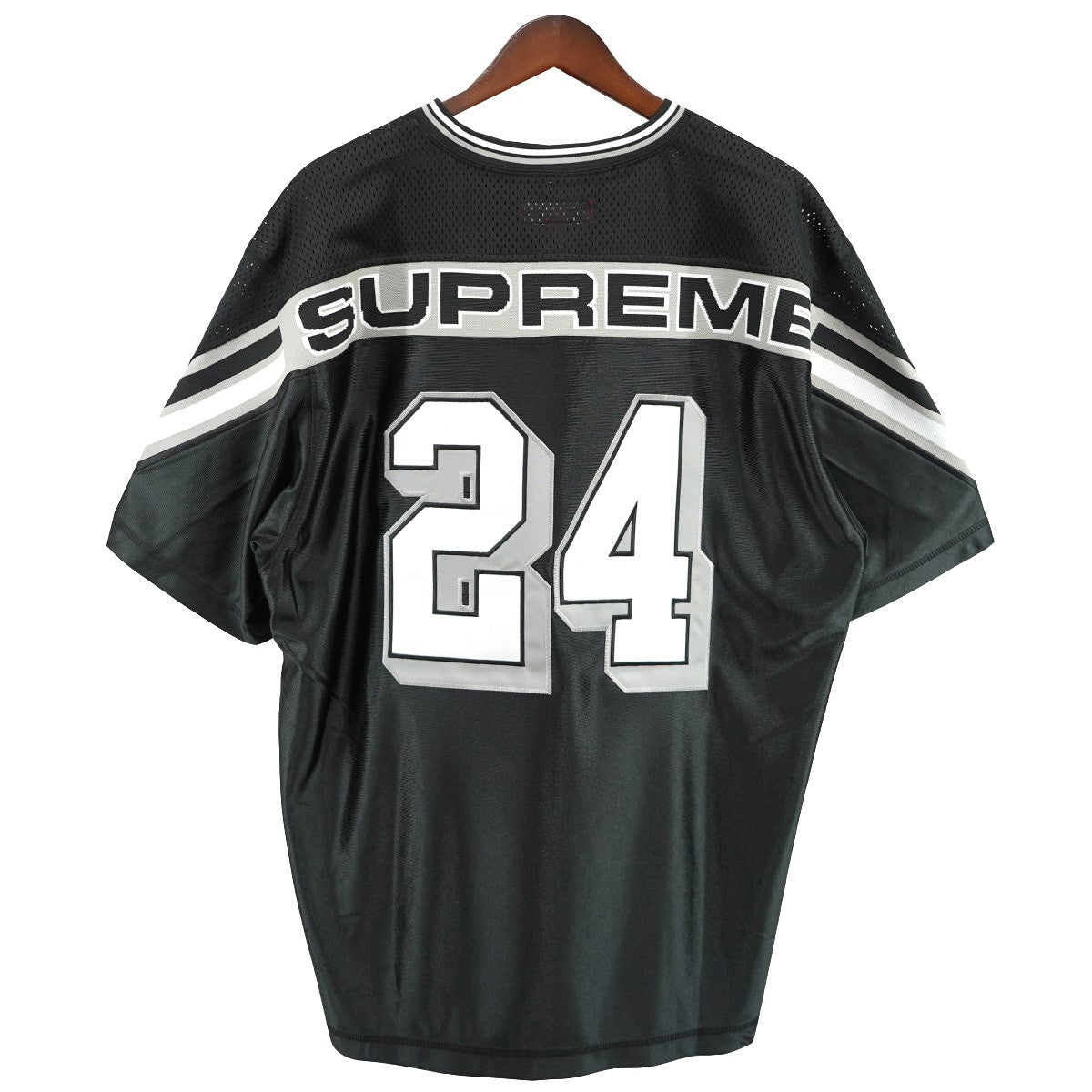 Supreme(シュプリーム) 24AW Jacquard Rib Football Jersey ジャガード ロゴ ジャージー ブラック サイズ  M｜【公式】カインドオルオンライン ブランド古着・中古通販【kindal】