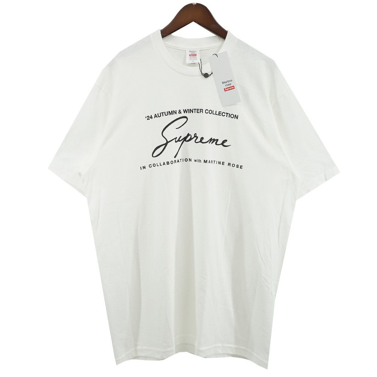 Supreme×Martine Rose 24AW Martine Rose Tee マーティンローズ ロゴ Tシャツ ホワイト サイズ  L｜【公式】カインドオルオンライン ブランド古着・中古通販【kindal】