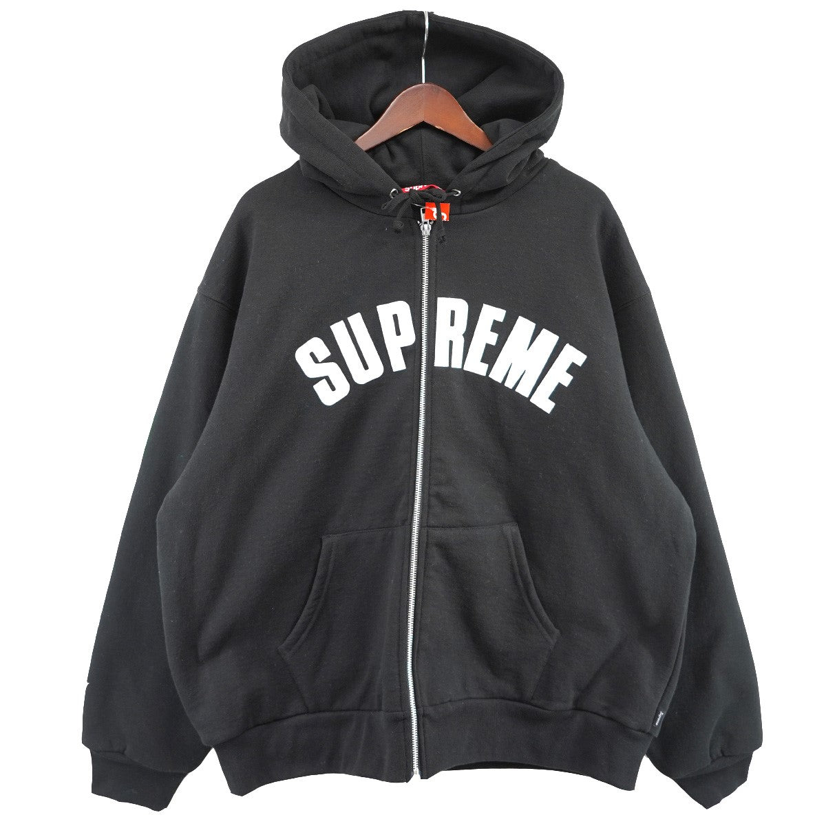 Supreme(シュプリーム) 24AWArc Thermal Zip Up Hooded Sweatshirt アーチロゴ パーカー ブラック  サイズ L｜【公式】カインドオルオンライン ブランド古着・中古通販【kindal】