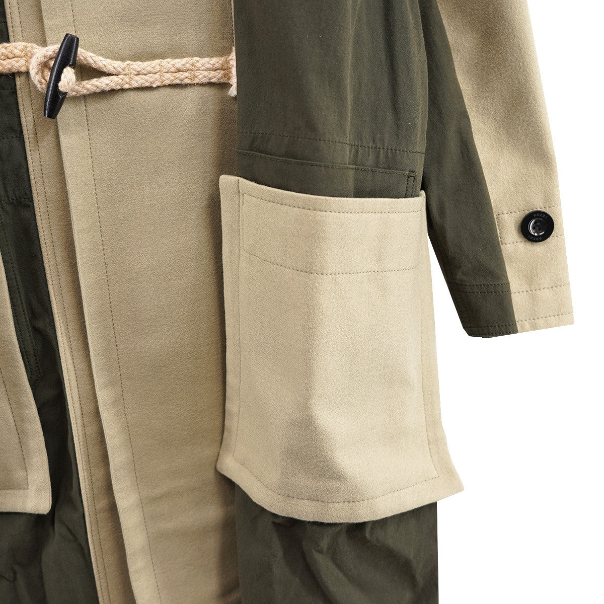 サカイの21AW Wool Melton Coat ウール メルトン 切替 ダッフルコートです。 sacai 古着・中古 アウター アイテム