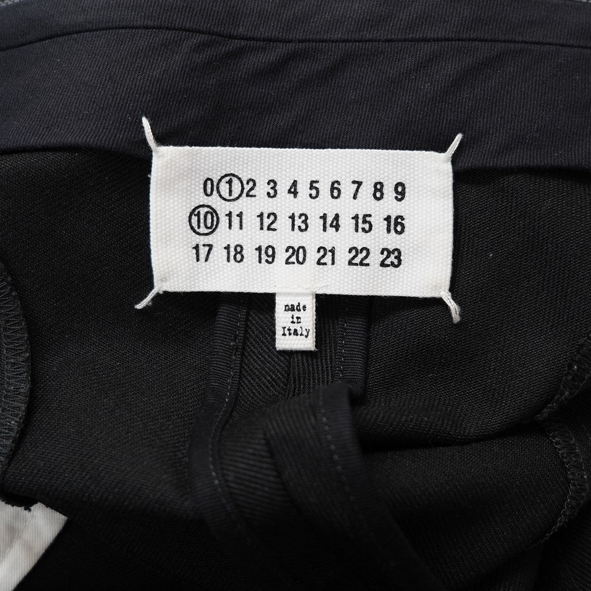 Maison Margiela 24SS Yoke Shorts Blackヨーク ワイド バギー ショーツ 四つ糸 フォーステッチ ハーフパンツ 古着・中古-7枚目のアイテム画像