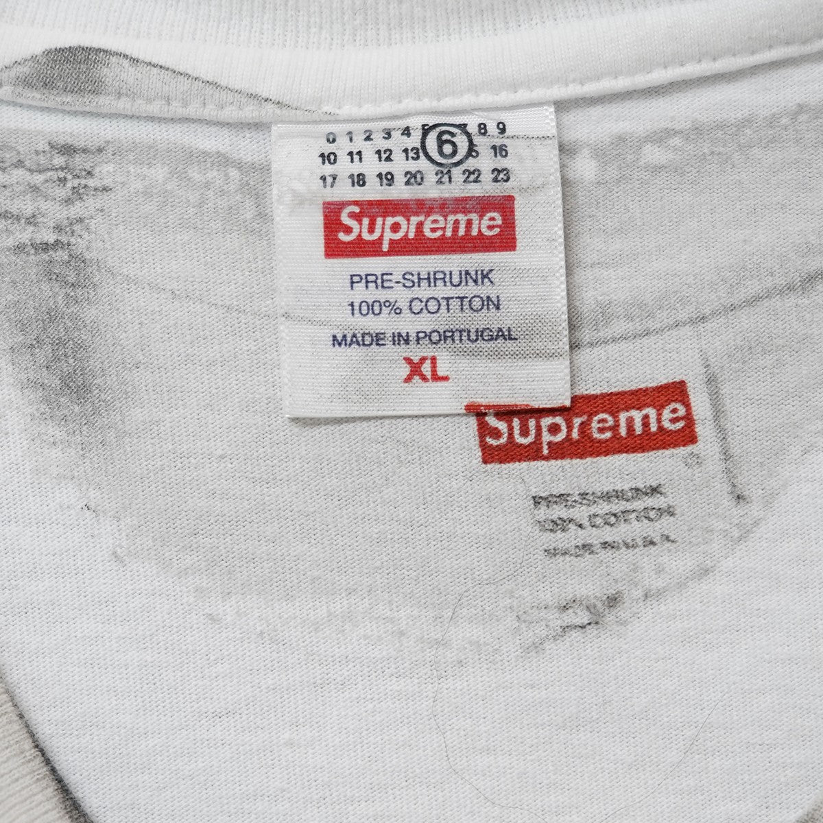 Supreme×MM6 Maison Margiela 24SS MM6 Maison Margiela Box Logo Teeマルジェラ コラボ ボックスロゴ Tシャツ 古着・中古-4枚目のアイテム画像
