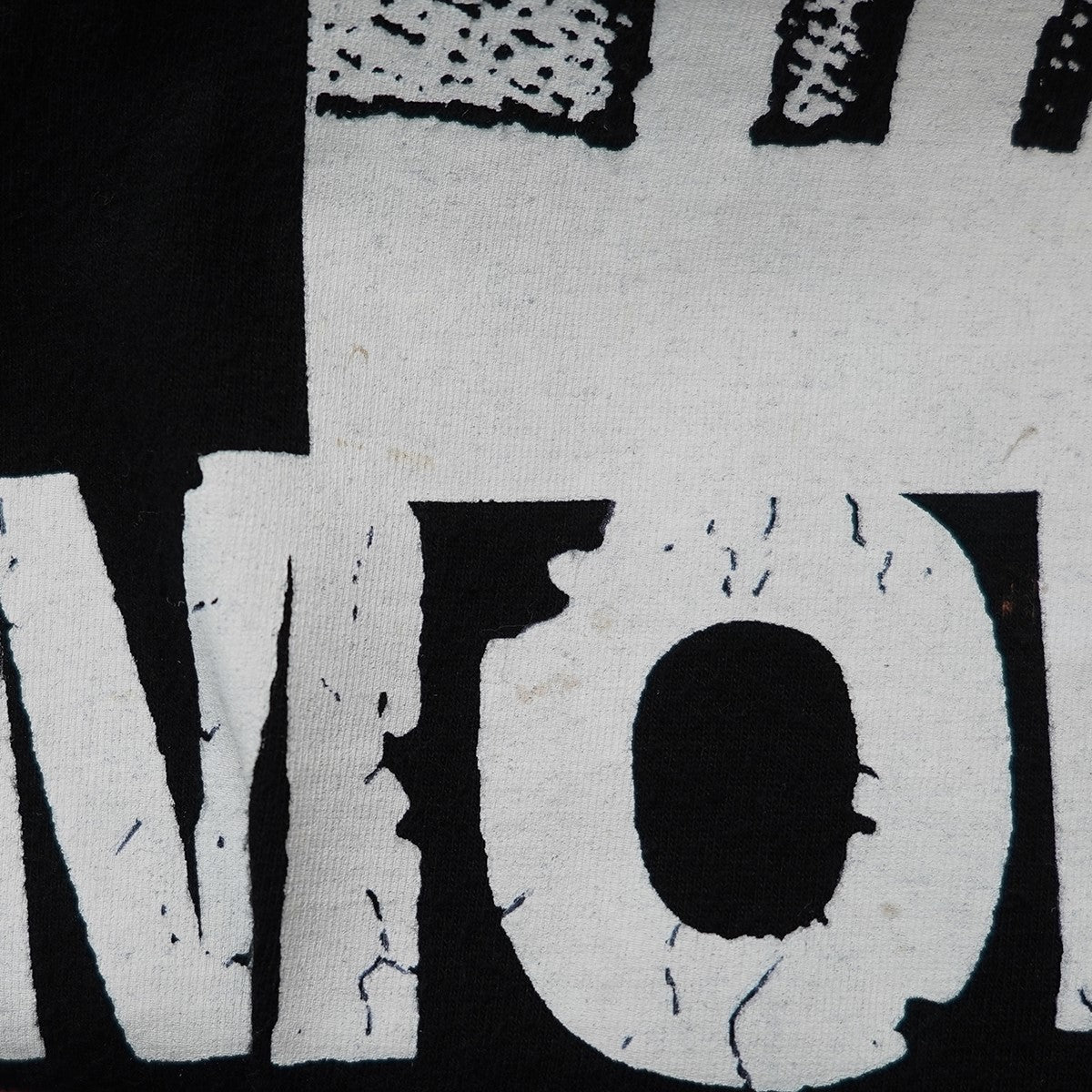 COMME des GARCONS×TRADING MUSEUM RAGGED KINGDOM ラギッド キングダムMORE LIGHT MORE FOEVER ロゴ プリント Tシャツ 古着・中古-3枚目のアイテム画像
