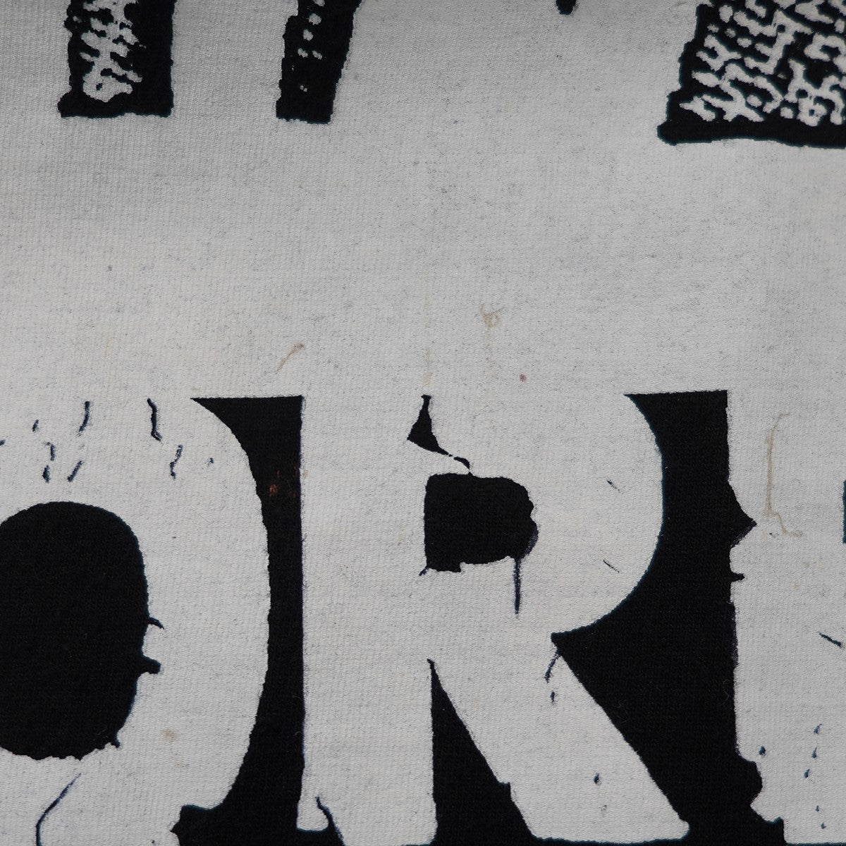 COMME des GARCONS×TRADING MUSEUM RAGGED KINGDOM ラギッド キングダムMORE LIGHT MORE FOEVER ロゴ プリント Tシャツ 古着・中古-4枚目のアイテム画像