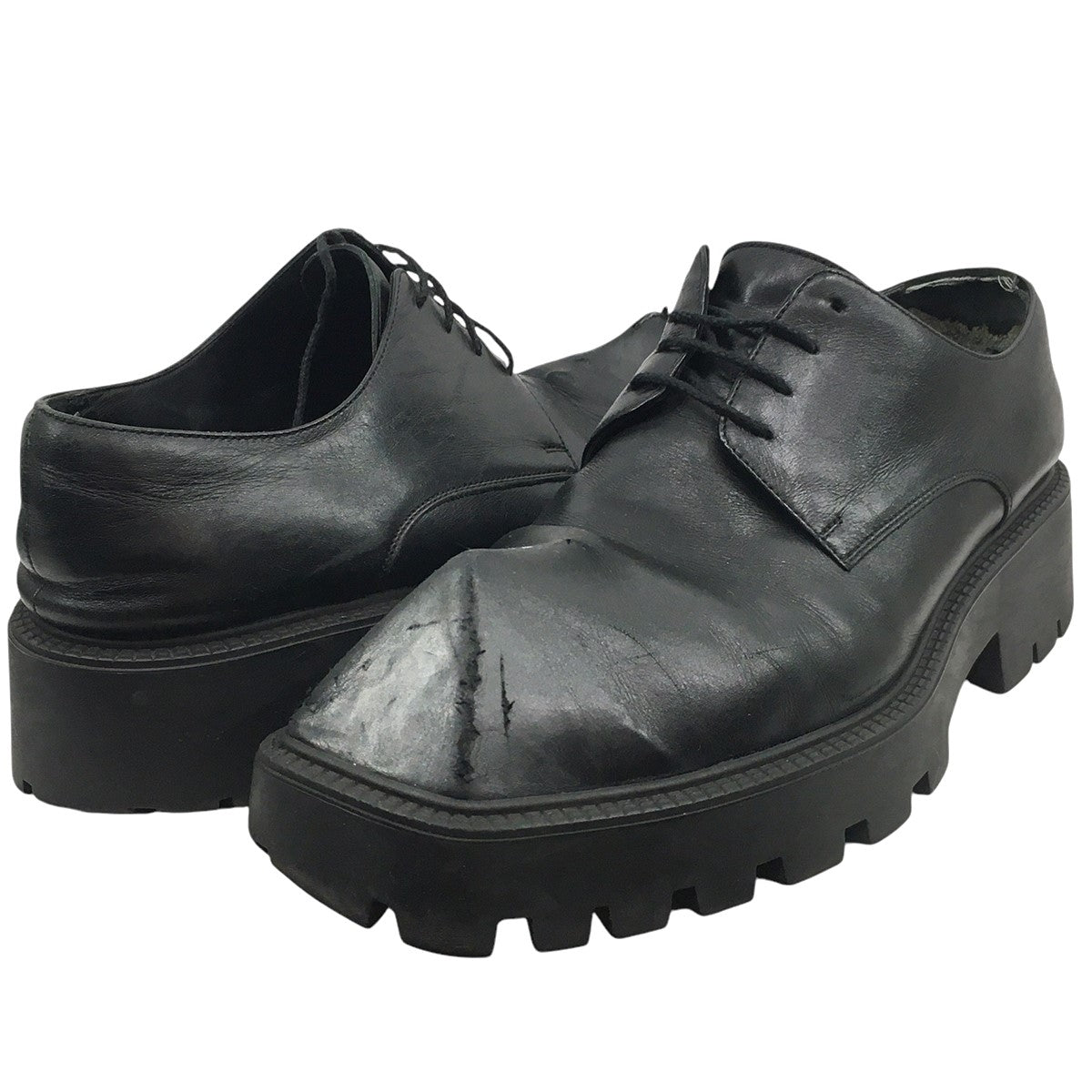 BALENCIAGA(バレンシアガ) RHINO リノ ダービーシューズ レザー 