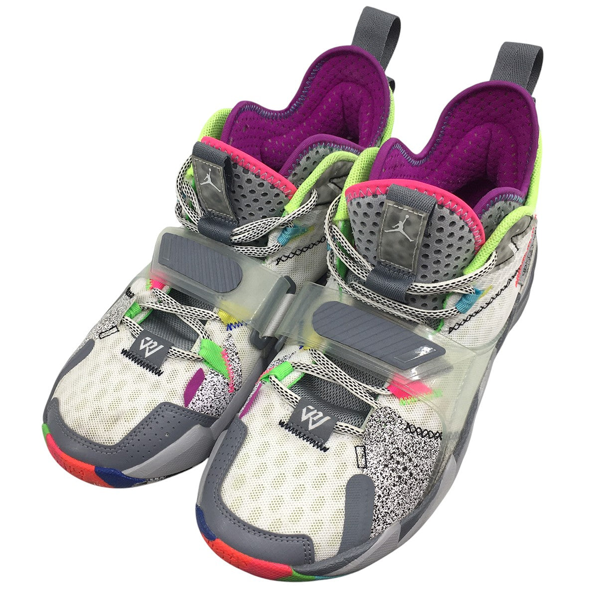 NIKE Why Not Zer0.3 White/Greyジョーダン ワイノットゼロ.3 スニーカー シューズ 靴 古着・中古-3枚目のアイテム画像