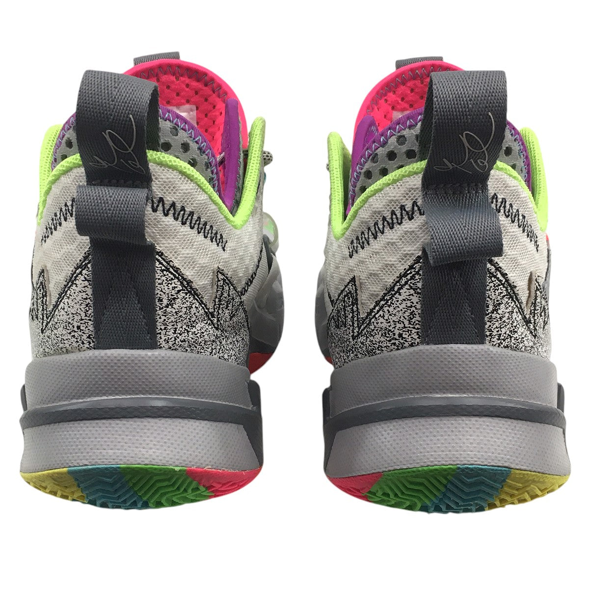 NIKE Why Not Zer0.3 White/Greyジョーダン ワイノットゼロ.3 スニーカー シューズ 靴 古着・中古-5枚目のアイテム画像