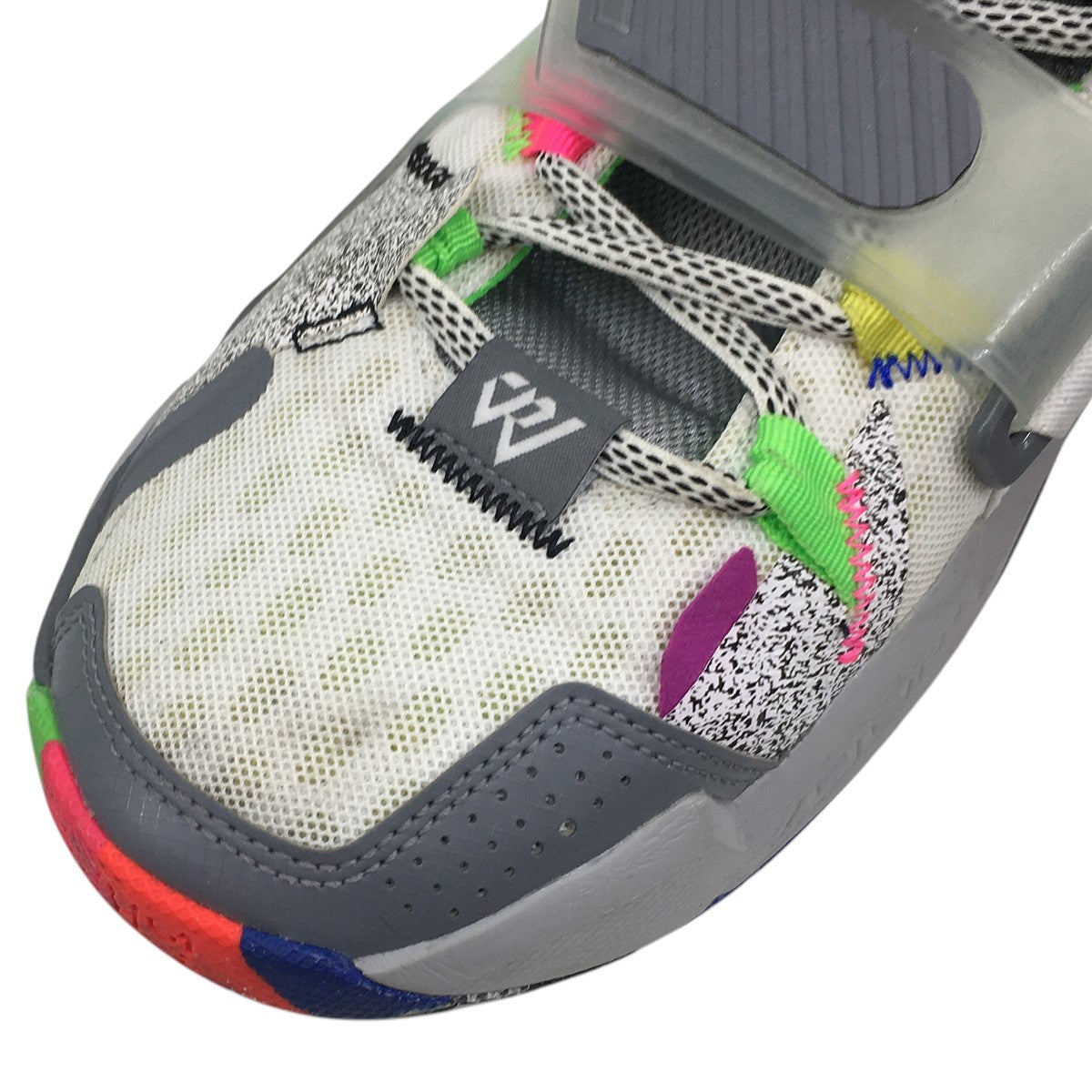 NIKE Why Not Zer0.3 White/Greyジョーダン ワイノットゼロ.3 スニーカー シューズ 靴 古着・中古-6枚目のアイテム画像
