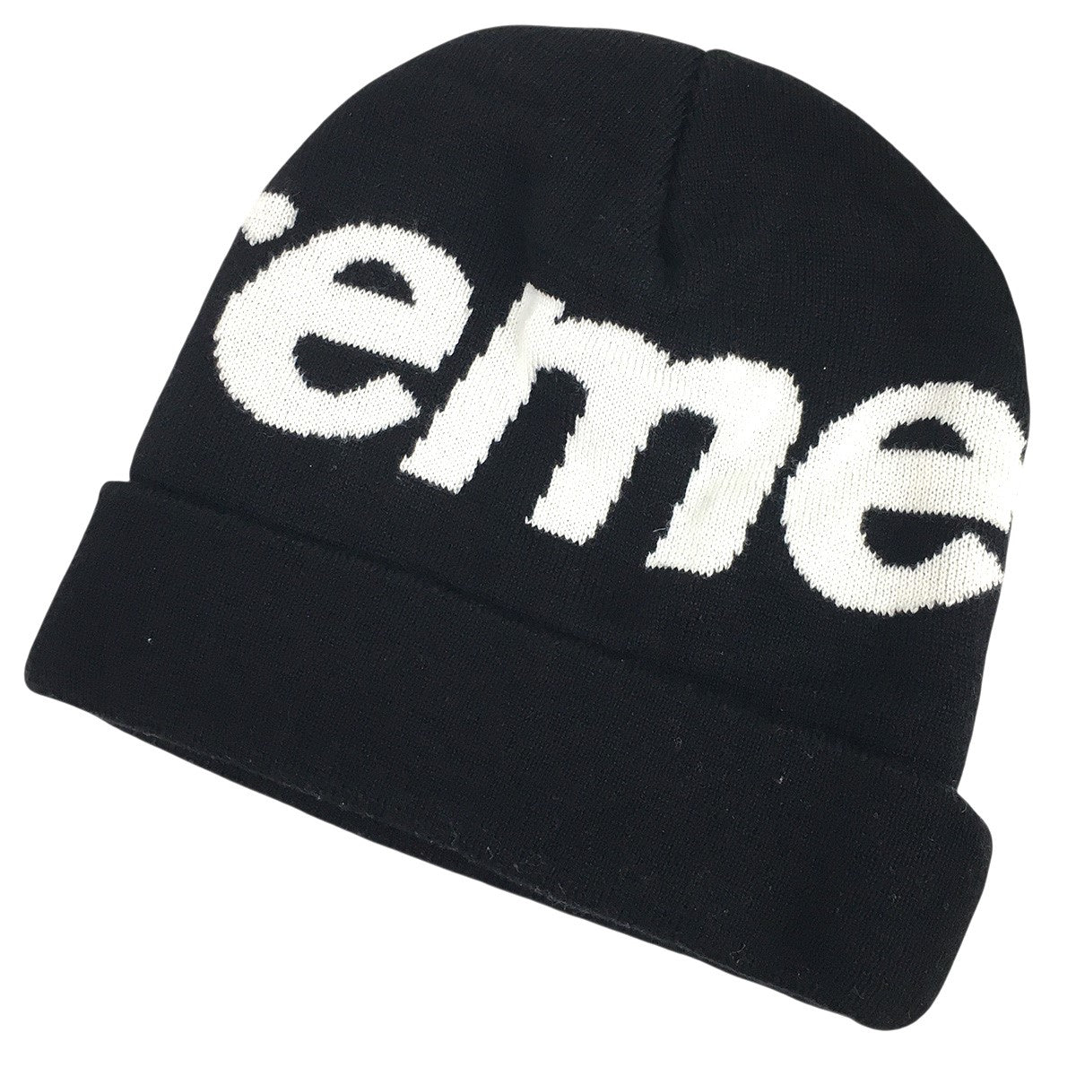 23AW Big Logo Beanie カシミヤ混 ビッグ ロゴ ビーニー ニットキャップ 帽子