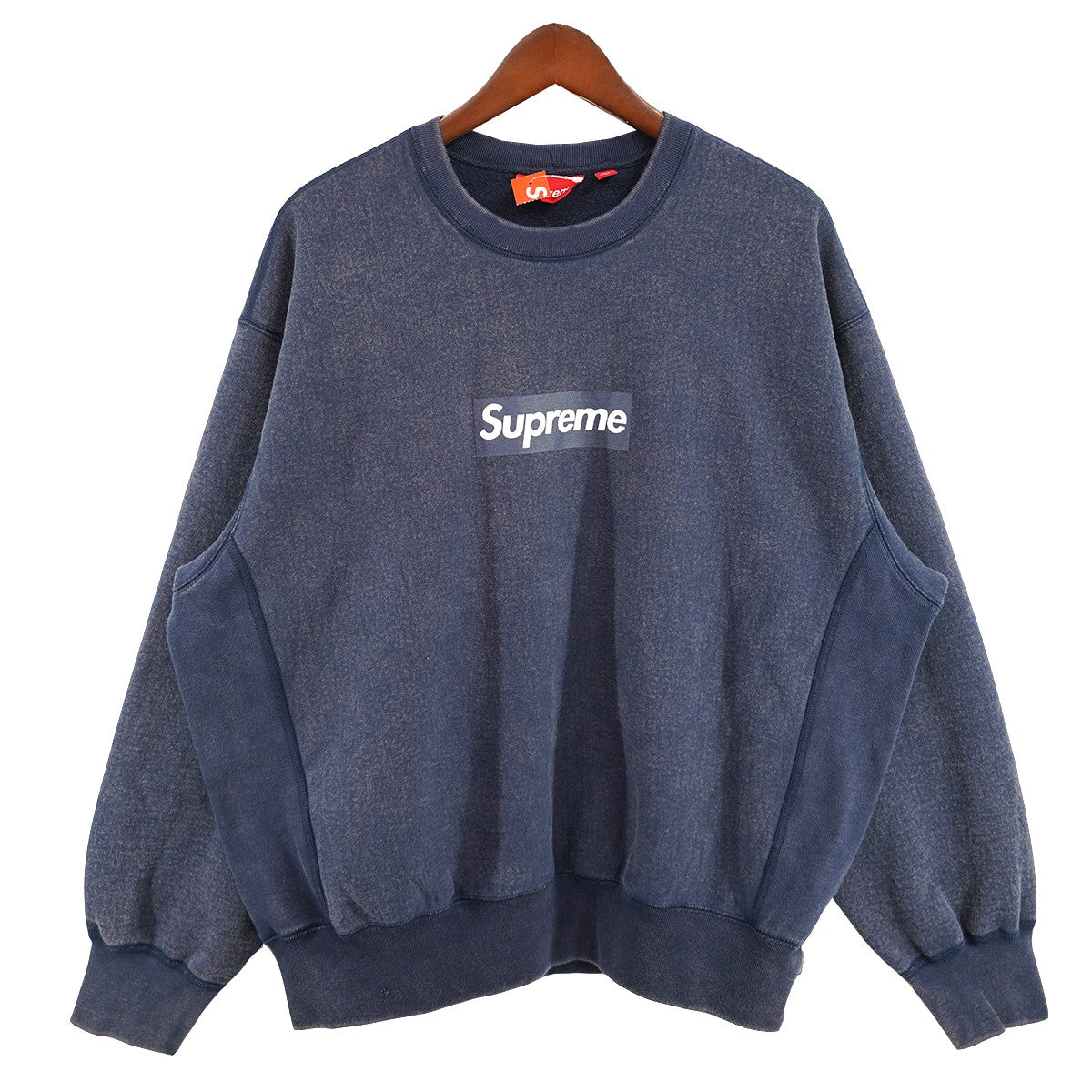 Supreme(シュプリーム) 25SS Washed Box Logo Crewneckウォッシュド 