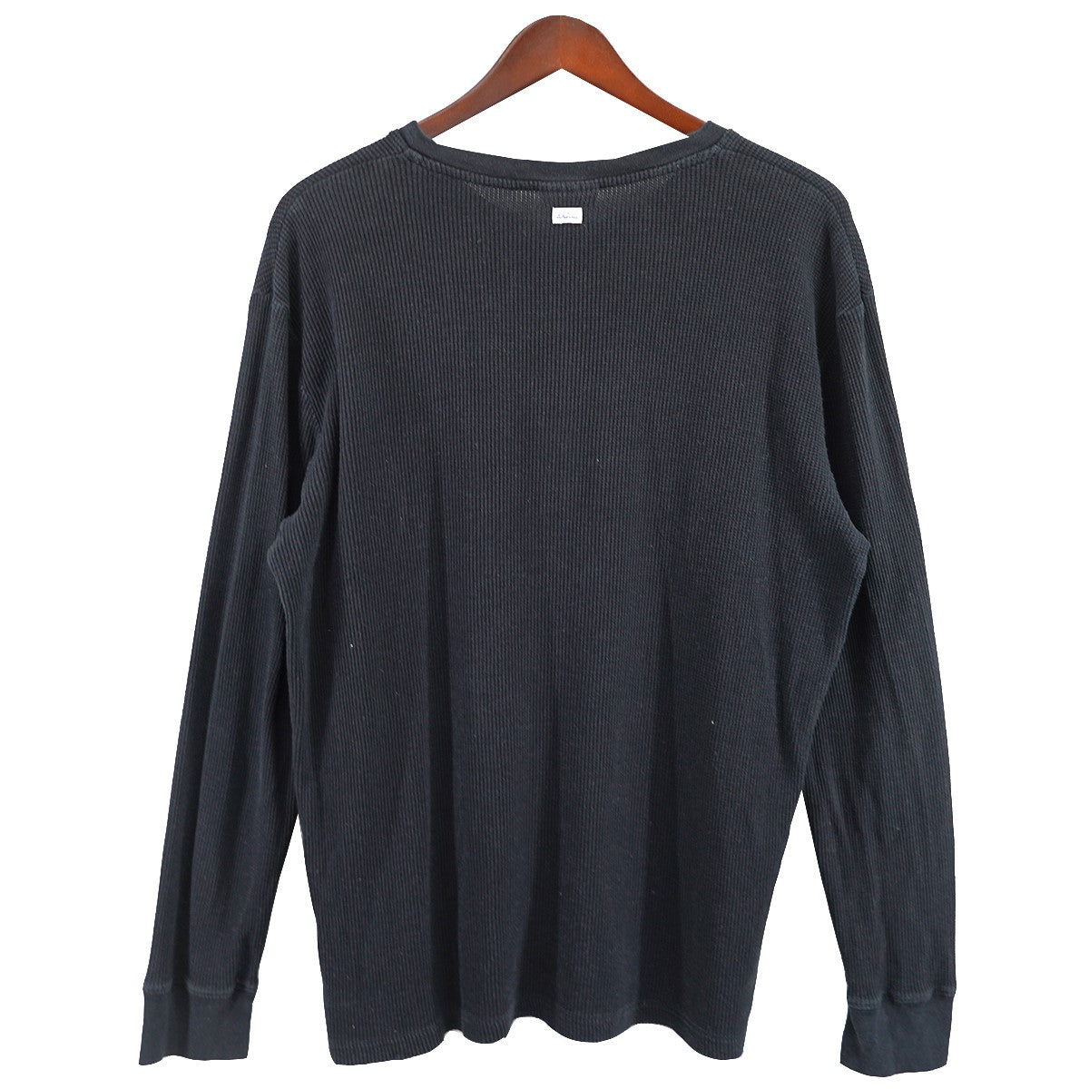 Schiesser ヘンリーネック ロングスリーブ ロンT 長袖Tシャツ 古着・中古-2枚目のアイテム画像
