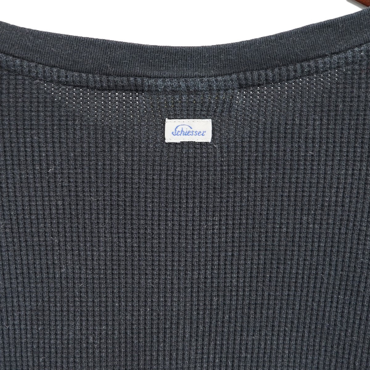 Schiesser ヘンリーネック ロングスリーブ ロンT 長袖Tシャツ 古着・中古-6枚目のアイテム画像