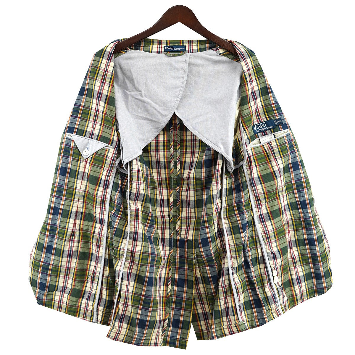 POLO RALPH LAUREN マドラスチェックジャケット 古着・中古-4枚目のアイテム画像