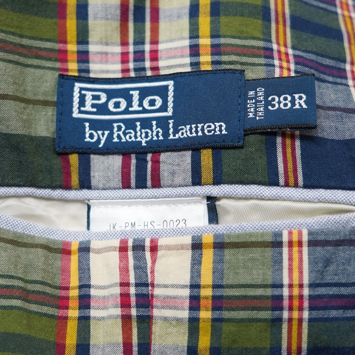 POLO RALPH LAUREN マドラスチェックジャケット 古着・中古-5枚目のアイテム画像