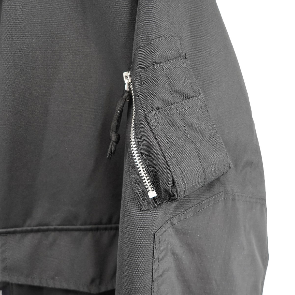 COMME des GARCONS HOMME 23AW ESTER CORDURA OX × MULTIMATERIAL MIX BLOUSONエステルコーデュラオックス×多素材MIX 切替 ブルゾン ジャケット 古着・中古-6枚目のアイテム画像