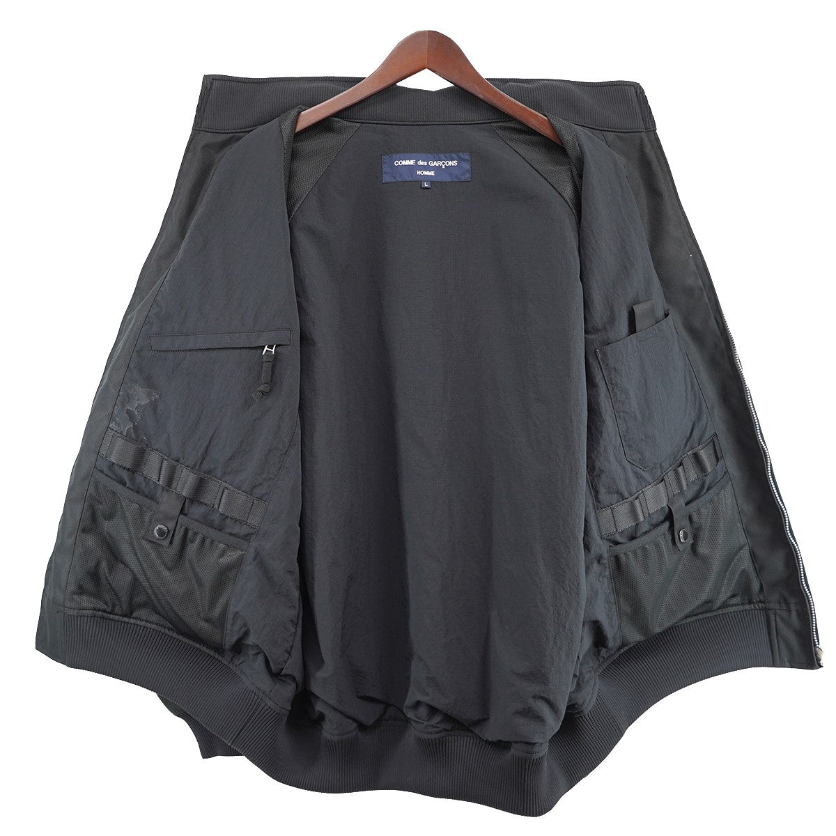 COMME des GARCONS HOMME 23AW ESTER CORDURA OX × MULTIMATERIAL MIX BLOUSONエステルコーデュラオックス×多素材MIX 切替 ブルゾン ジャケット 古着・中古-8枚目のアイテム画像