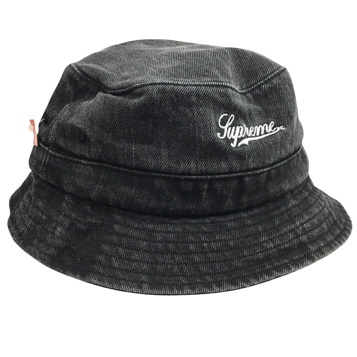 Supreme 24SS Coated Denim Crusherコーテッド 加工 ロゴ デニム クラッシャー ハット 帽子 古着・中古-1枚目のアイテム画像