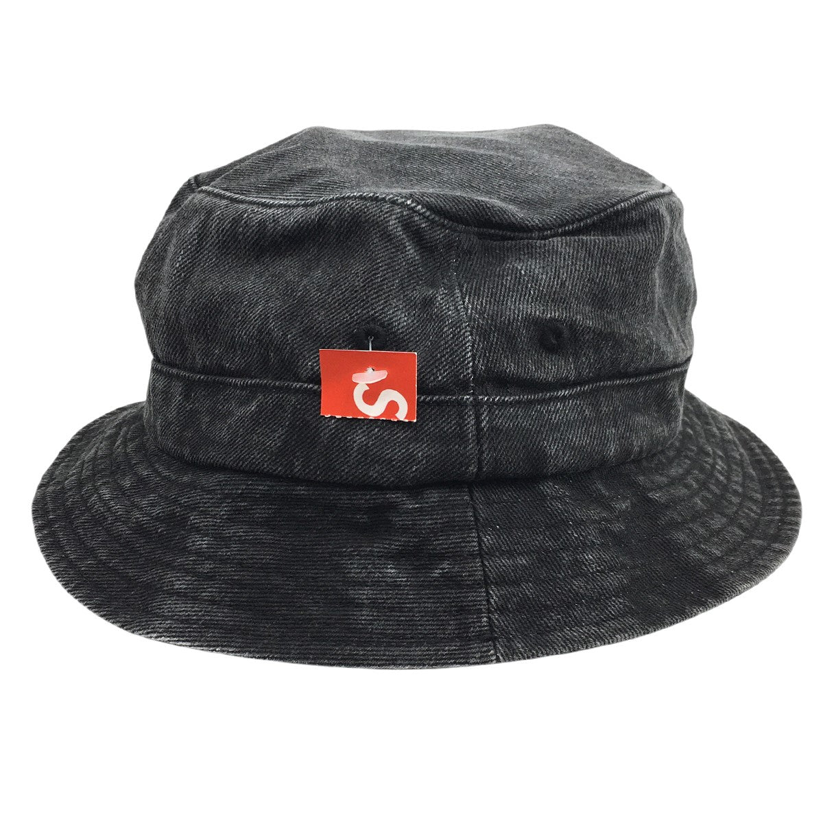 Supreme 24SS Coated Denim Crusherコーテッド 加工 ロゴ デニム クラッシャー ハット 帽子 古着・中古-4枚目のアイテム画像