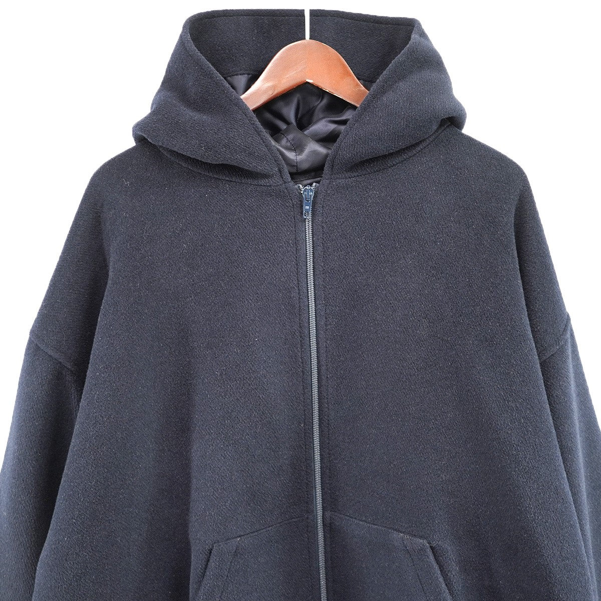 BALENCIAGA 23AW Zip-Up Hoodie Large Fitジップアップ オーバーサイズ フード フーデッド ジャケット 古着・中古-3枚目のアイテム画像