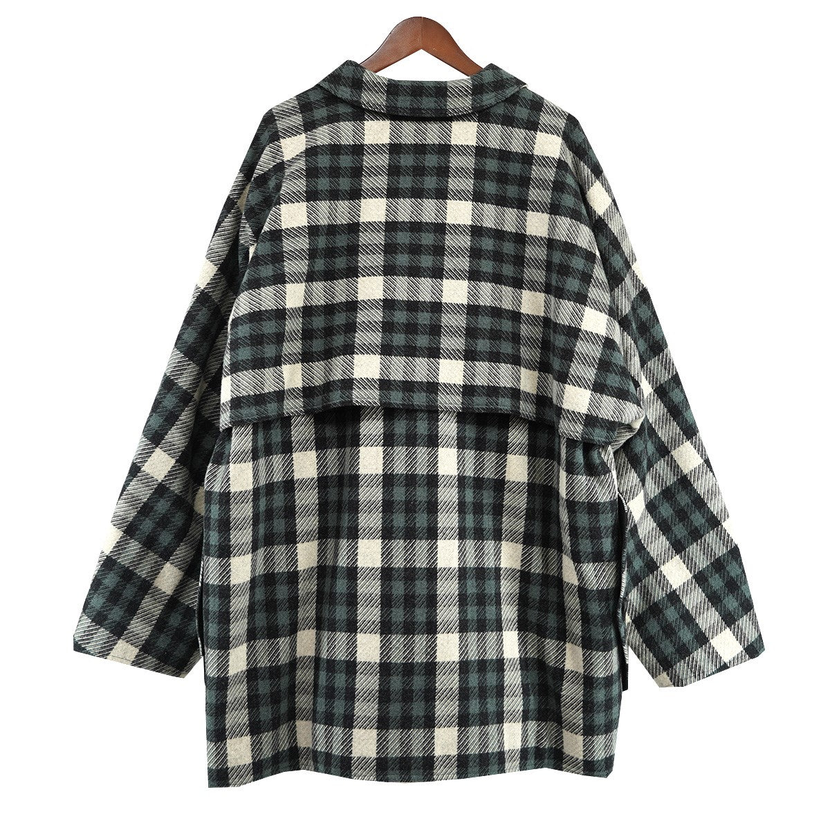 22AW CASHMERE MELTON FIELD-STREAM JACKカシミヤ混 チェック メルトン ジャケット