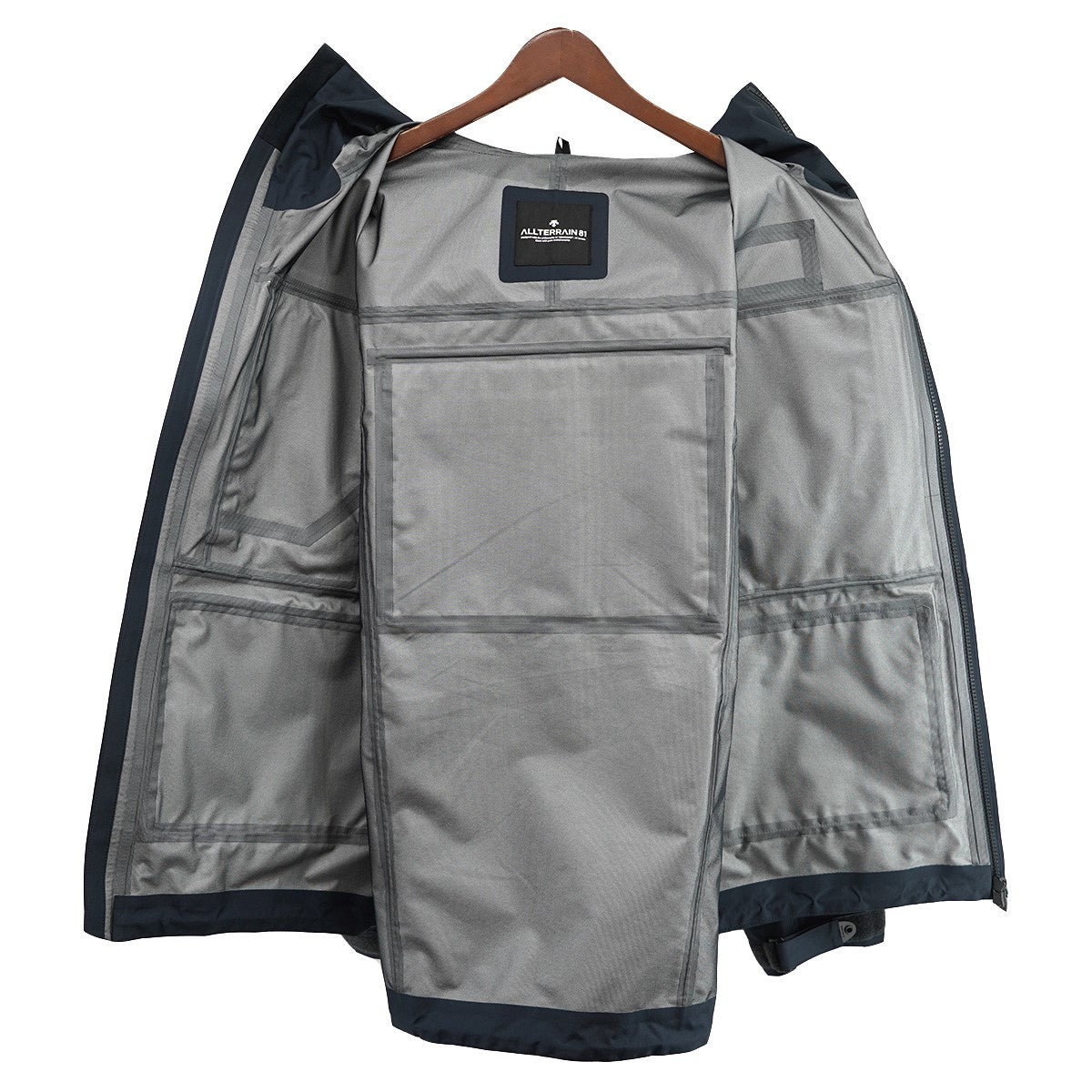 STABRIDGE the Apartment×DESCENTE WORLD TOUR JACKET NAVYワールドツアー フード フーデッド ジャケット ブルゾン 古着・中古-4枚目のアイテム画像