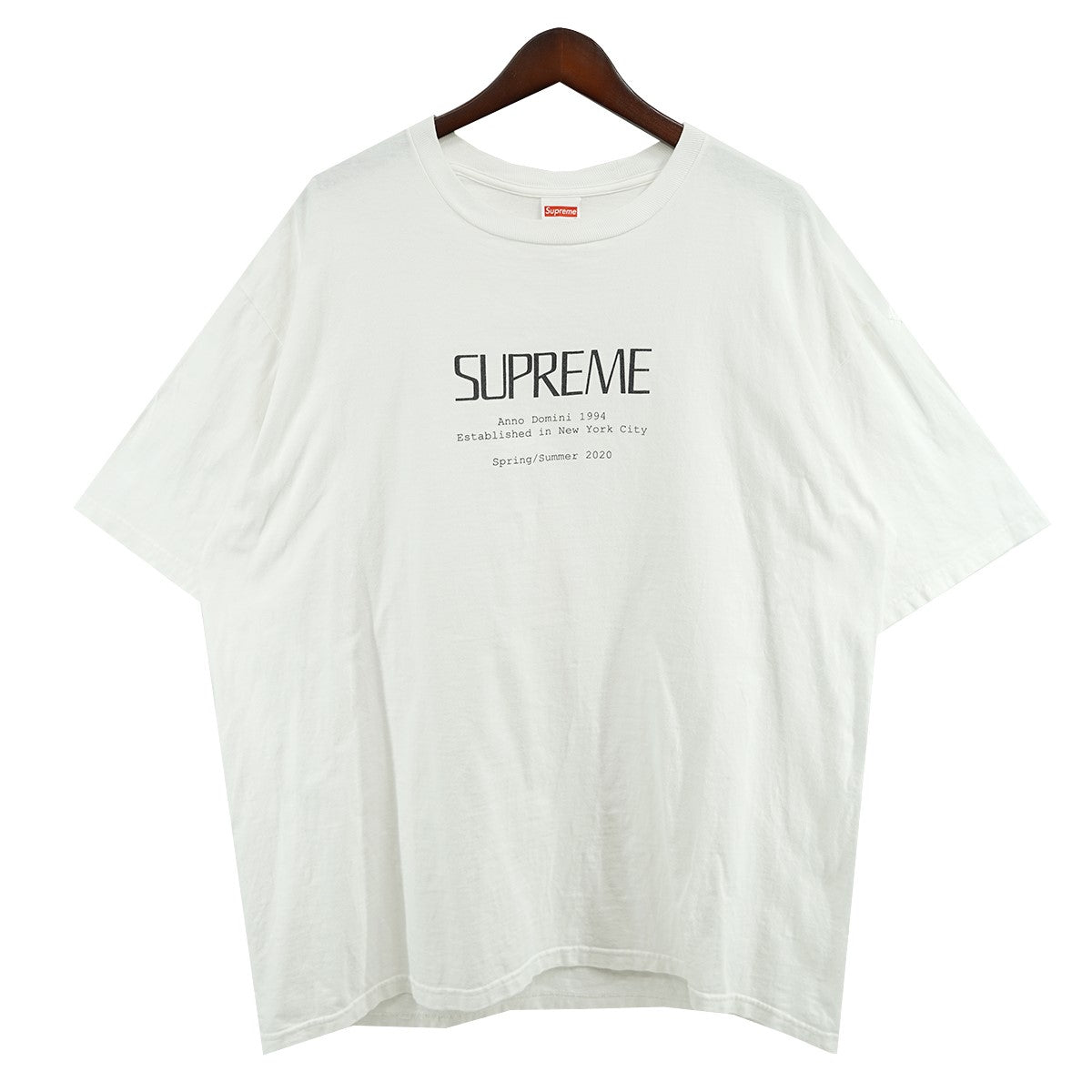 Supreme(シュプリーム) 20SS Anno Domini Tee ロゴ アンノ ドミニ T 