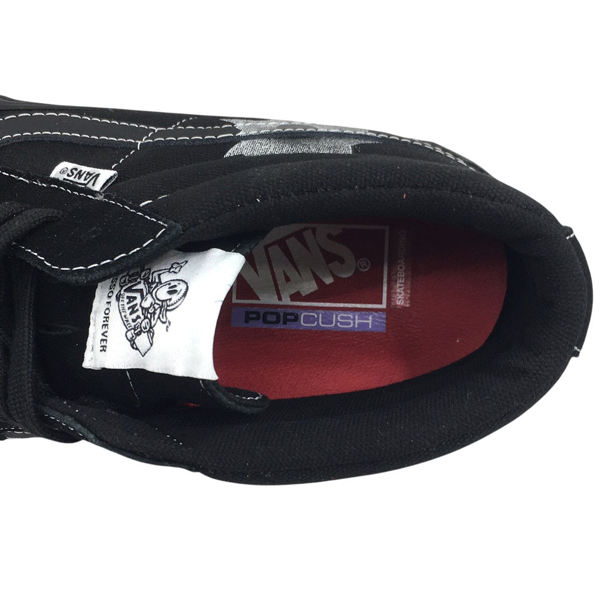 Supreme×VANS 25SS Nate Lowman Skate Grosso Mid Bullet Holeネイトローマン バレットホール スケートグロッソ ミッド ロゴ スニーカー 古着・中古-8枚目のアイテム画像