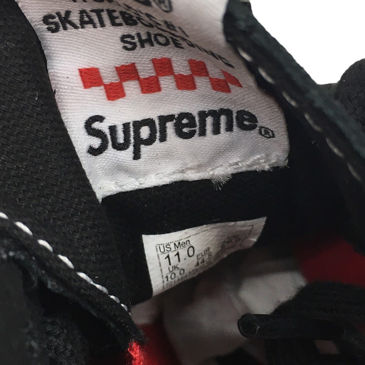 Supreme×VANS 25SS Nate Lowman Skate Grosso Mid Bullet Holeネイトローマン バレットホール スケートグロッソ ミッド ロゴ スニーカー 古着・中古-9枚目のアイテム画像