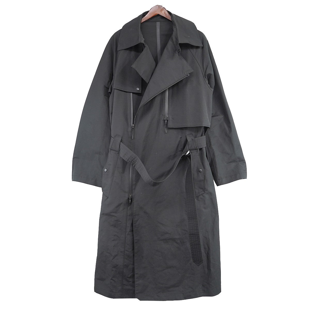 Y's ワイズ トレンチコート　訳あり　ハーフ袖 Y-3 (adidas × YOHJI YAMAMOTO) 21AW Y-3 M CLASSIC DENSE WOVEN COAT