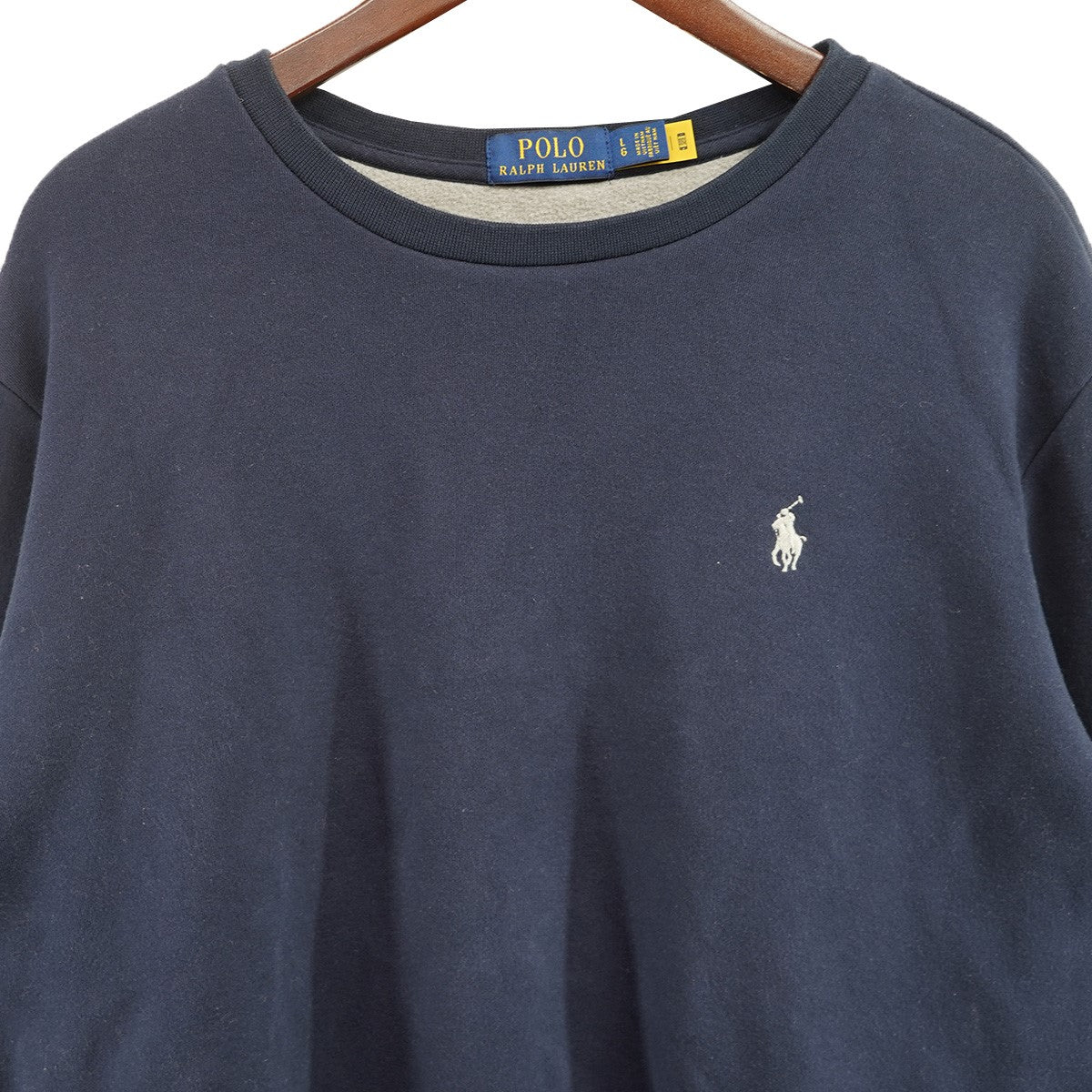 ポニー刺繍 スウェット トレーナー