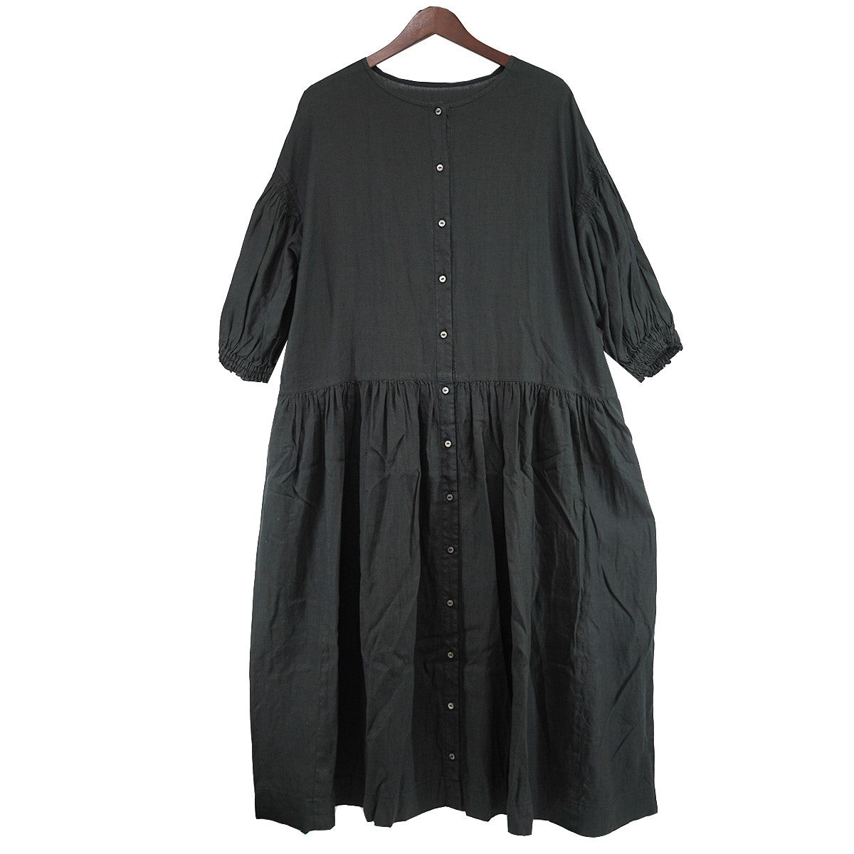 nest Robe ヘンプバルーンスリーブワンピース