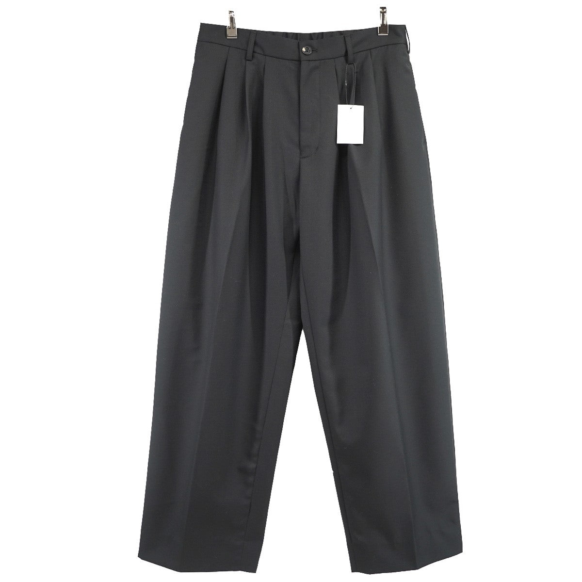 Afiit(アフィット) 25SS 3TUCK SLACKS BLACKスリータック ワイド