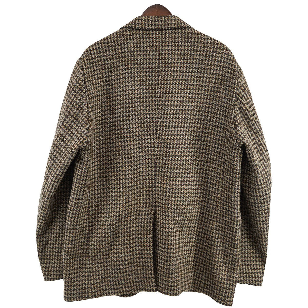 23AW BRITISH WOOL TWEED OVER JACKETブリティッシュ ウール チェック ツイード オーバー ジャケット