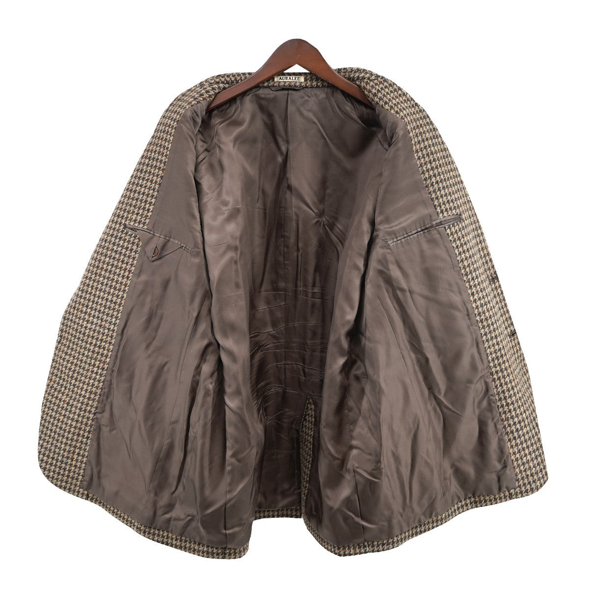 23AW BRITISH WOOL TWEED OVER JACKETブリティッシュ ウール チェック ツイード オーバー ジャケット