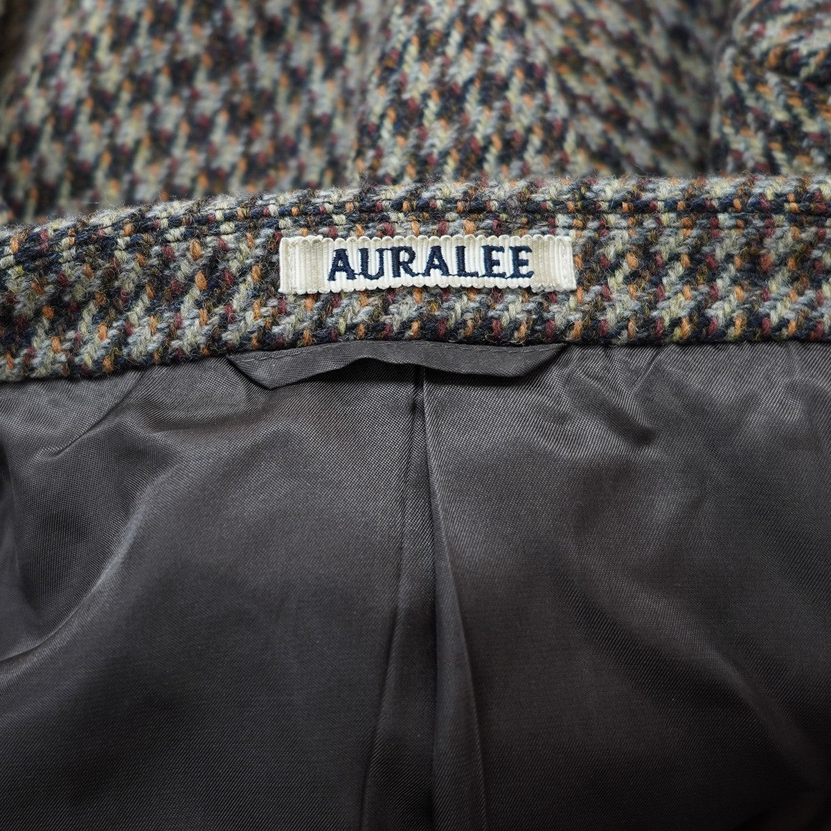 23AW BRITISH WOOL TWEED OVER JACKETブリティッシュ ウール チェック ツイード オーバー ジャケット