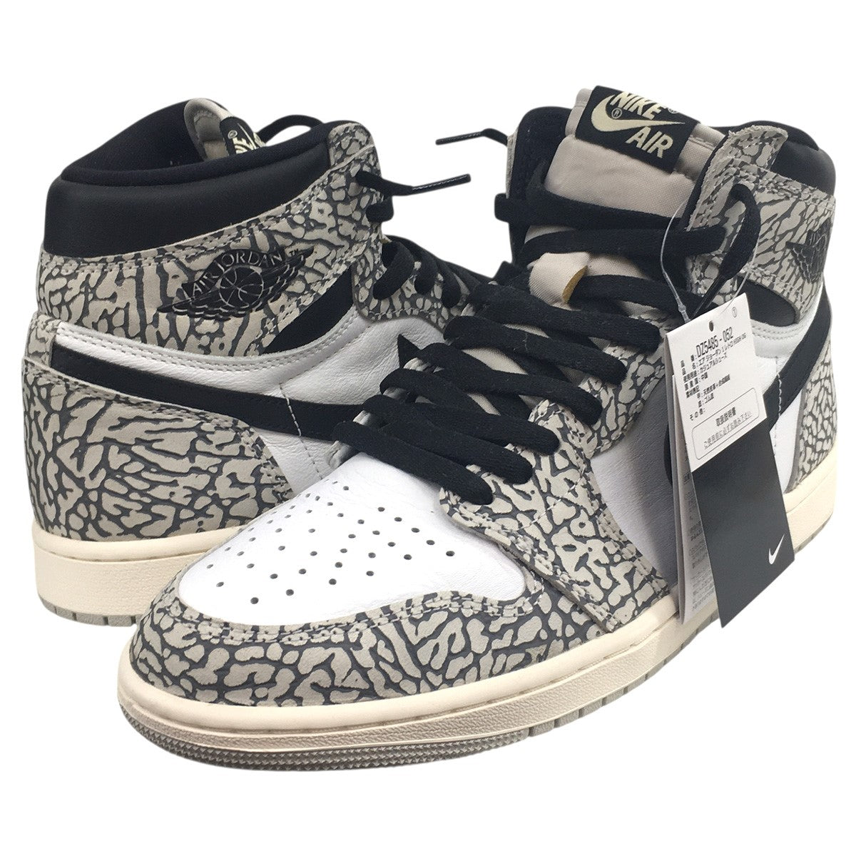 NIKE(ナイキ) Air Jordan 1 High OG White Cement Safariエア