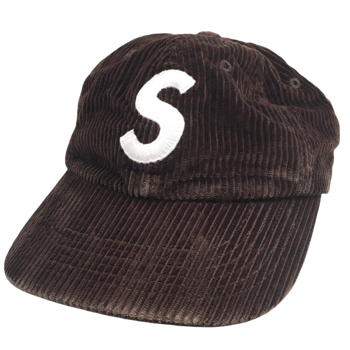 24AW Corduroy S Logo 6-Panelコーデュロイ S エスロゴ 6パネル キャップ 帽子