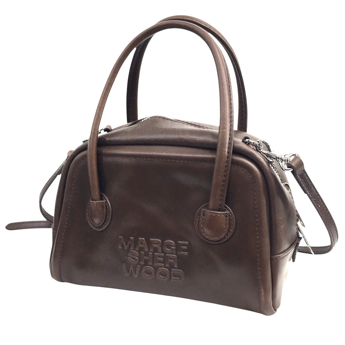 MARGESHERWOOD(マージシャーウッド) SOFT TOTE MINIロゴ レザー