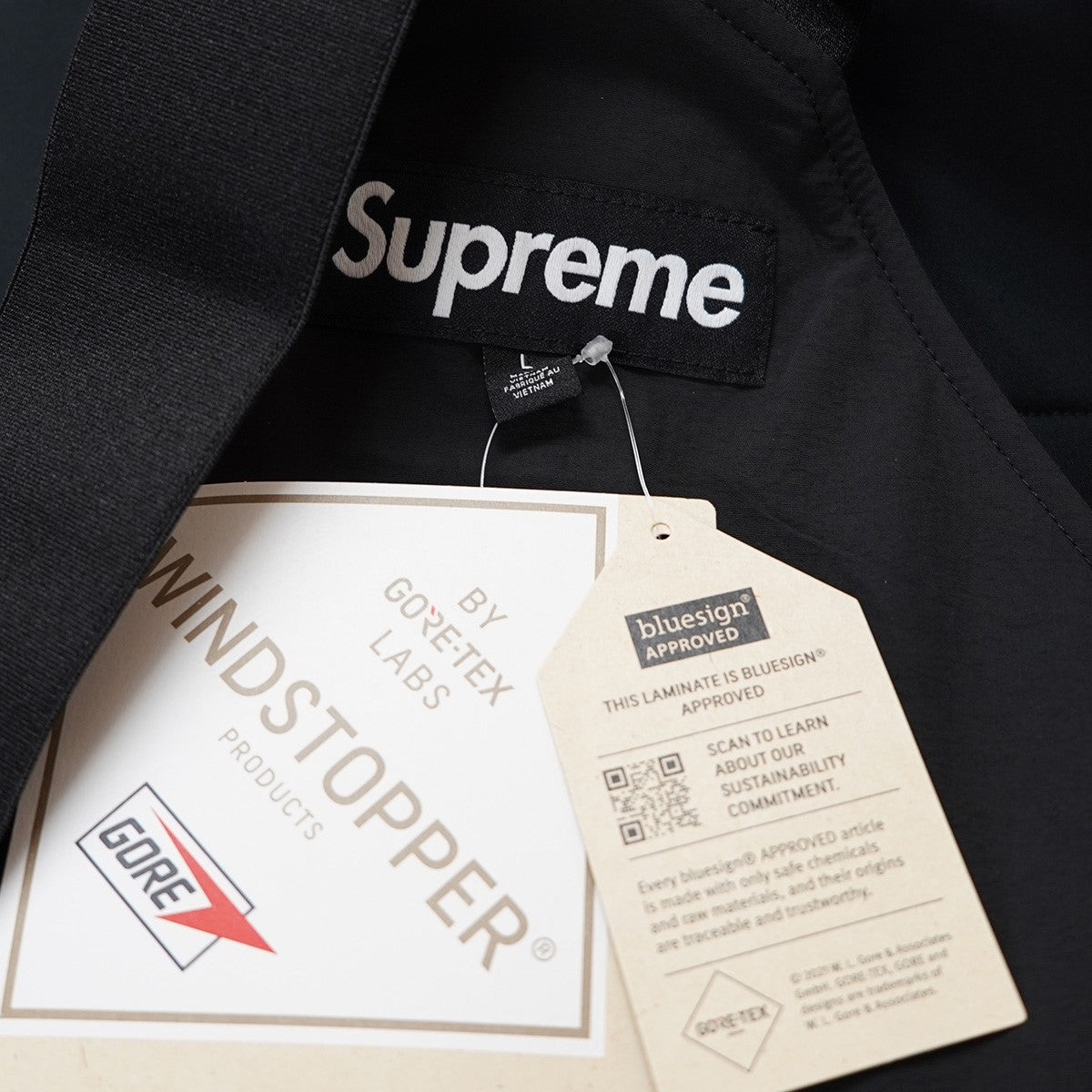 24AW WINDSTOPPER Overallsボックスロゴ ウィンドストッパー オーバーオール