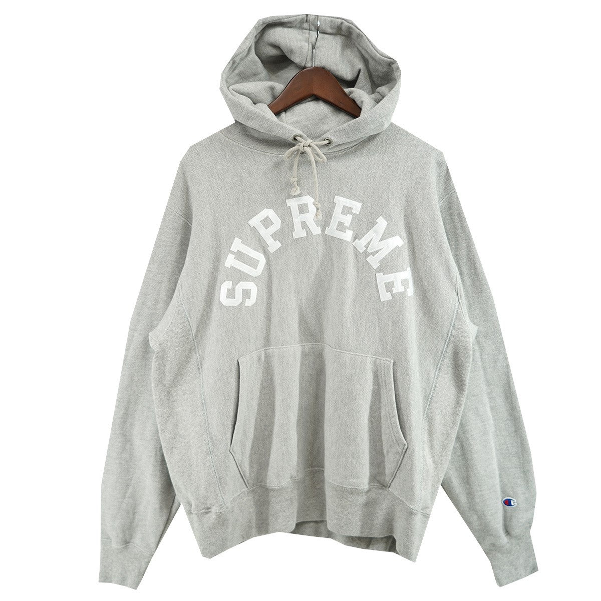 25SS Champion Hooded Sweatshirtアーチロゴ Arc Logp パーカー フーデット パーカー