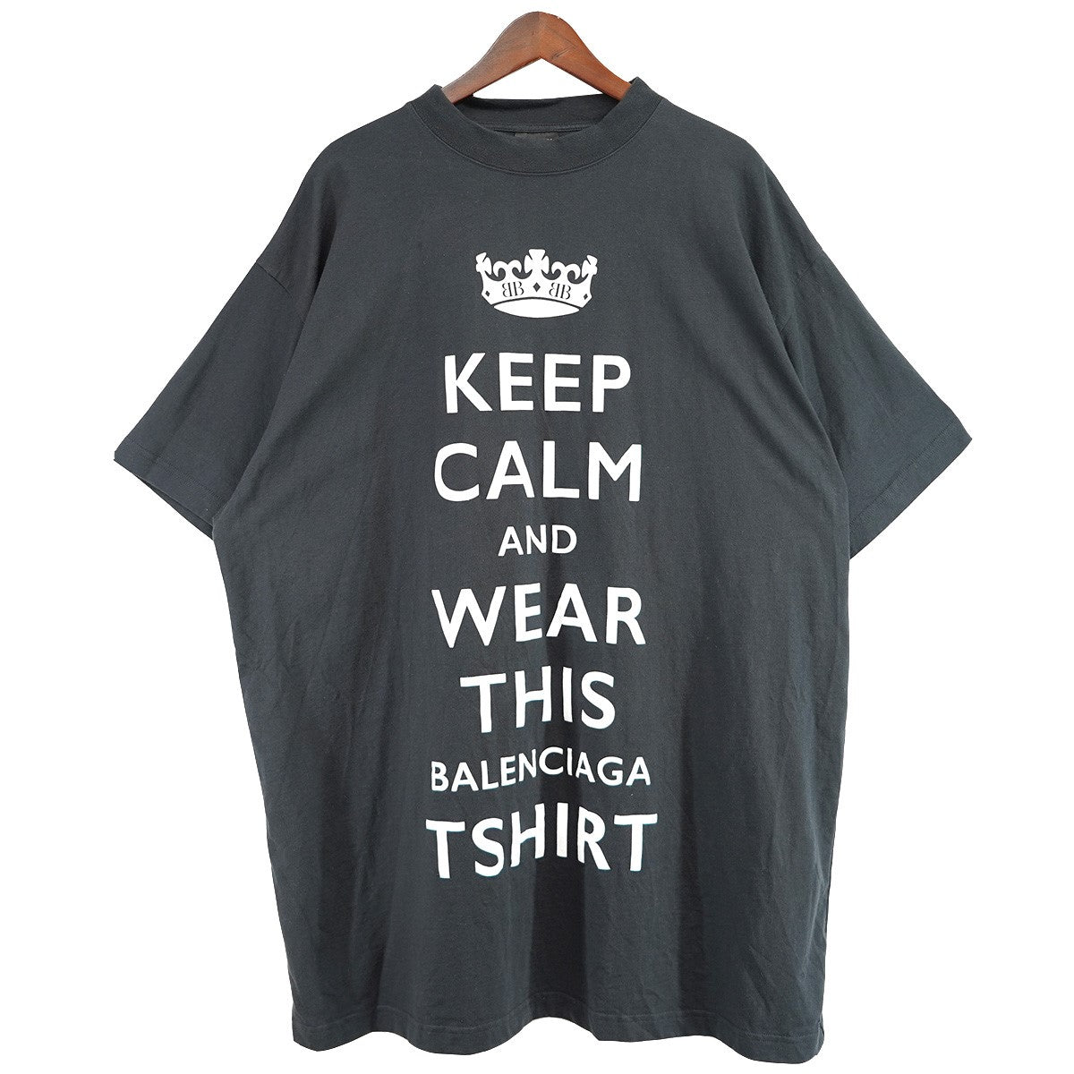 BALENCIAGA(バレンシアガ) 25SS Keep Calm T-shirt UNISEXBB クラウン 
