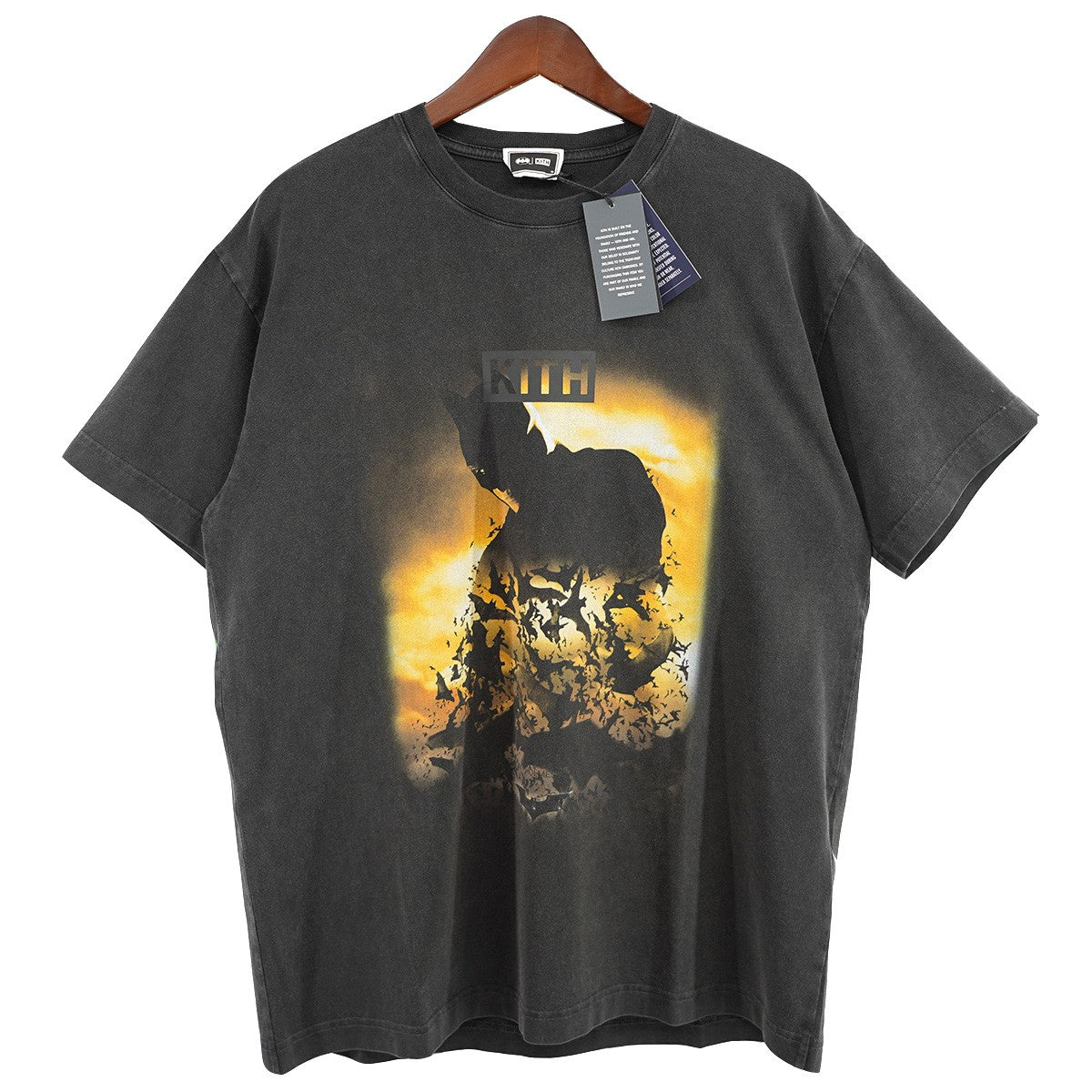 KITH×Batman 24AW Batman Begins Vintage Teeビギンズ 映画 ムービー 