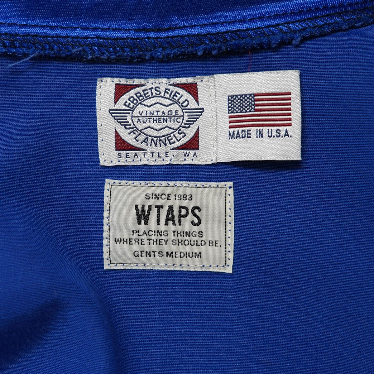 VINTAGE SATIN WINDBREAKER JACKETロゴ ヴィンテージ サテン ウィンドブレーカー ジャケット