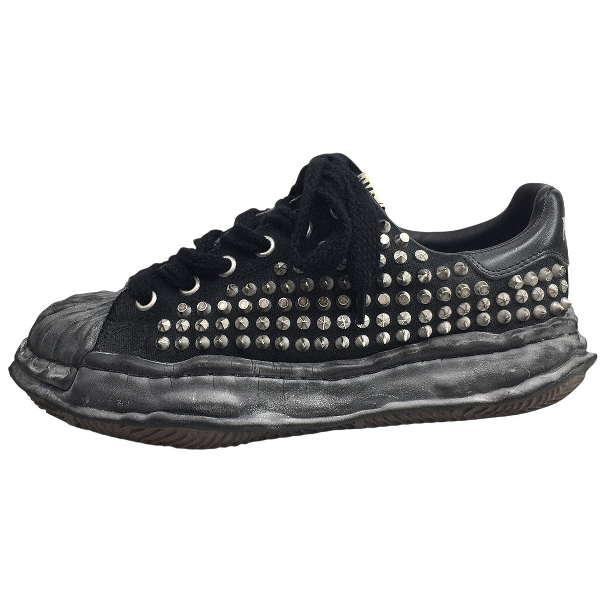 24SS BLAKEY OG Sole Studded Canvas Low-top Sneakerブレイキー スタッズ キャンバス ロー トップ スニーカー シューズ 靴