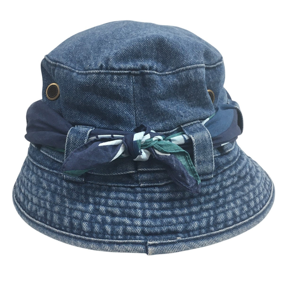 24SS STABRIDGE Bandana Jungle Hat (Medium Wash Denim)バンダナ ジャングル ハット デニム 帽子