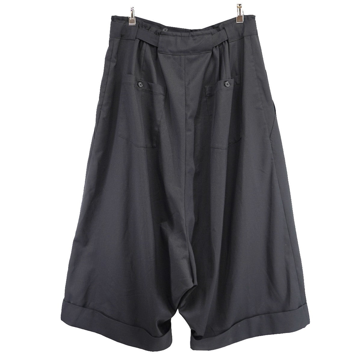 s’yte Yohji Yamamoto syte 22AW T/W Gabardine Belted Pantsギャバジン ワイド ベルト ベルテッド パンツ 古着・中古-3枚目のアイテム画像