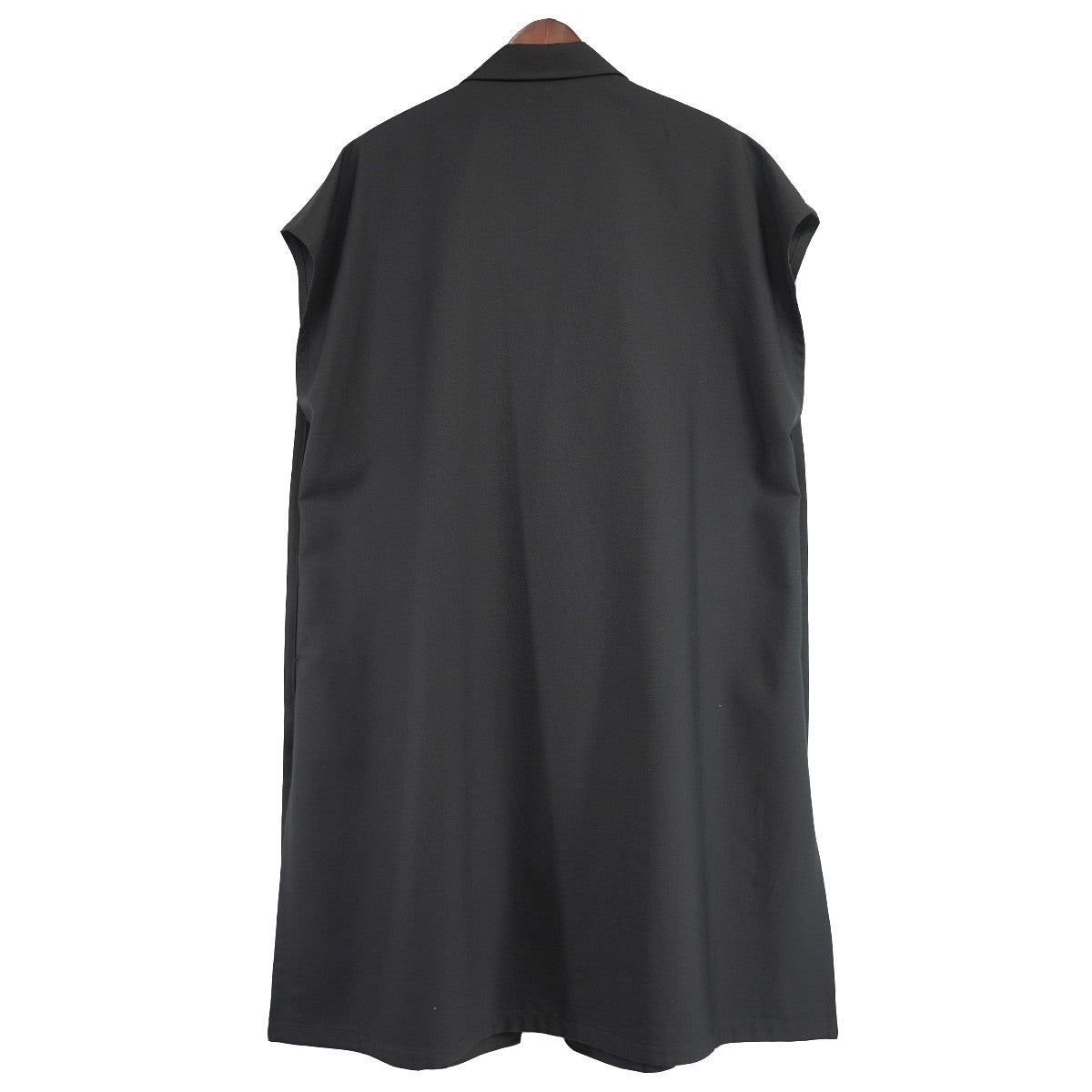 Ground Y (Yohji Yamamoto) 22SS T/W gabardine Tailoredギャバジン ノースリーブ スリーブレス テーラード コート ベスト 古着・中古-3枚目のアイテム画像