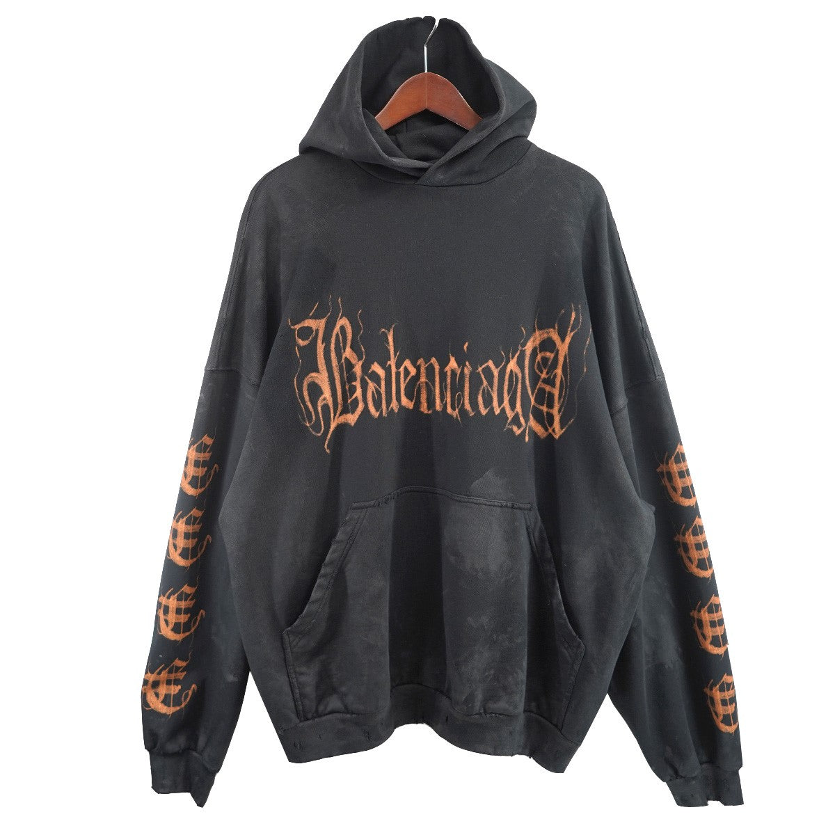 balenciaga 23aw メタル ロゴ ロングtシャツ BALENCIAGA バレンシアガ 大人気 メタル ロゴ プリント Tシャツ